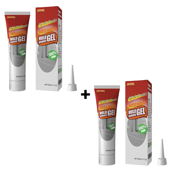 Cleaner Pro Muggfjerner Gel: Flaske med effektiv rengjøringsgel for dyp fjerning av mugg og flekker i hjemmet.