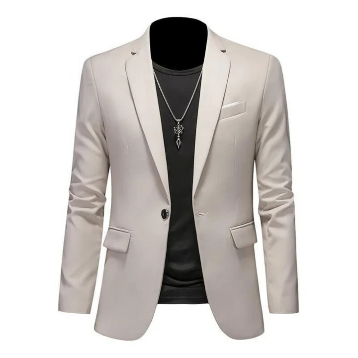 Skarp stil: Herre blazer/dressjakke for business og elegant hverdagsbruk, komfortabel passform.