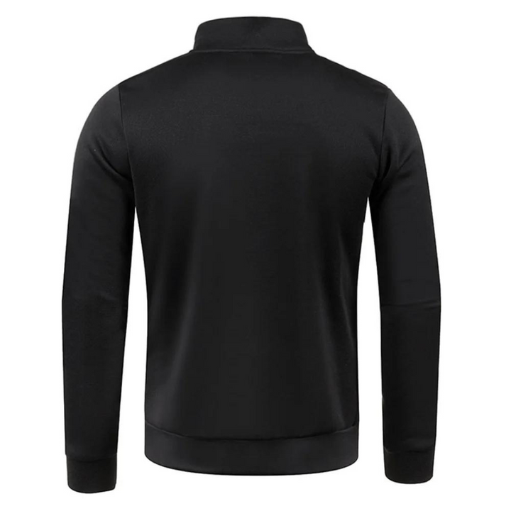Herregenser med halv glidelås, en komfortabel og stilfull pullover. Ideell som hverdagsklær og varm vintergenser.