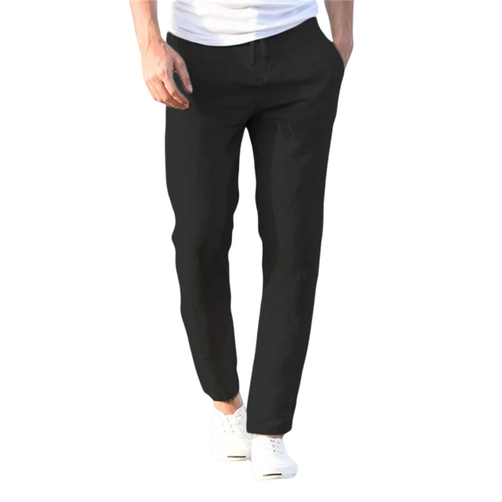 Komfortable herre joggebukser med elastisk midje, perfekt for ledig stil og avslapping.