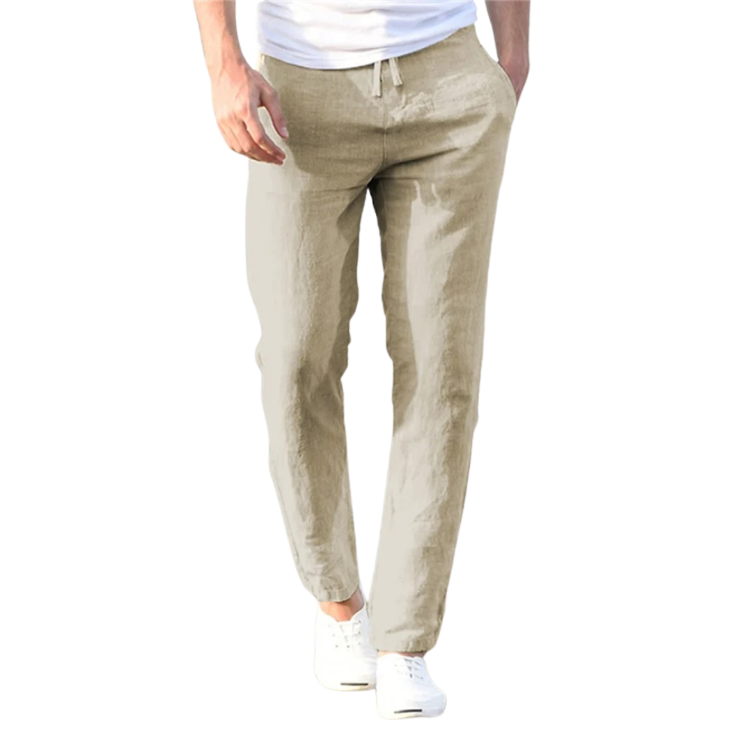 Stilige ankellange herre joggebukser, ideelle for casual hverdag og streetwear-look.