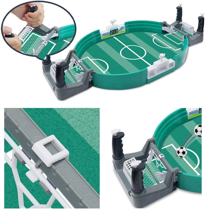 Familiespill: Miniatyr bordfotballspill for felles glede. Ideell gaveidé og underholdende aktivitet hjemme.