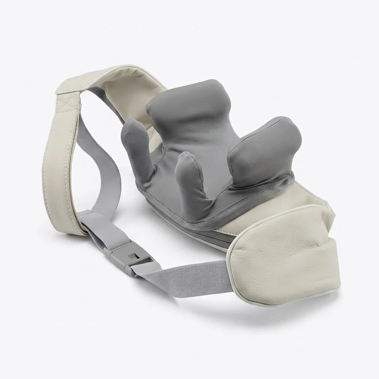 Lindrende nakkemassasjeapparat med varme. Trådløst design for enkel bruk hjemme og på farten for alle.