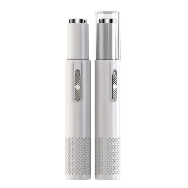 Moderne unisex ørehårtrimmer, oppladbar via USB, sikrer enkel og presis grooming hjemme eller borte.