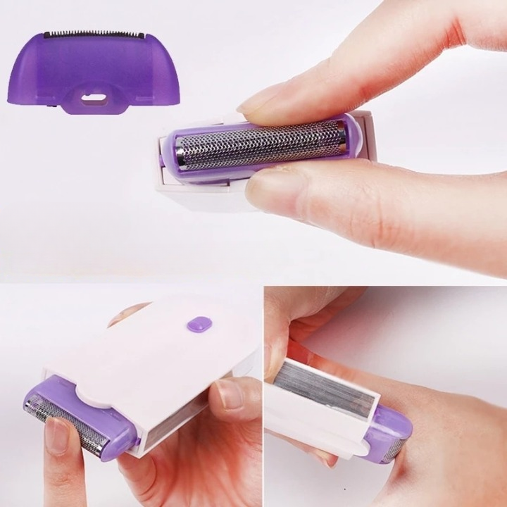 Elegant USB oppladbar hårfjerner for kvinner, designet for smertefri og effektiv fjerning av uønsket hår.