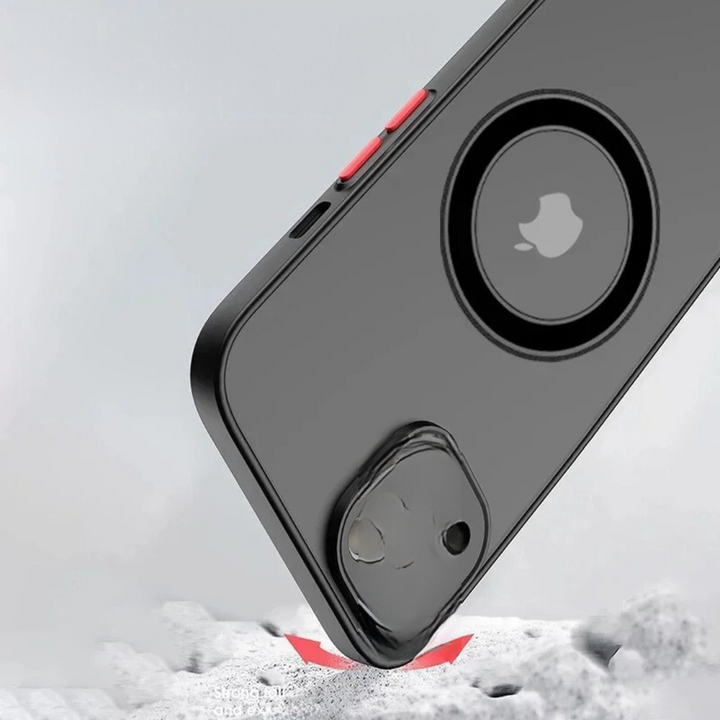 iPhone tilbehør: Magnetisk MagSafe matt deksel. Kombinerer stil, beskyttelse og funksjonalitet for din telefon.
