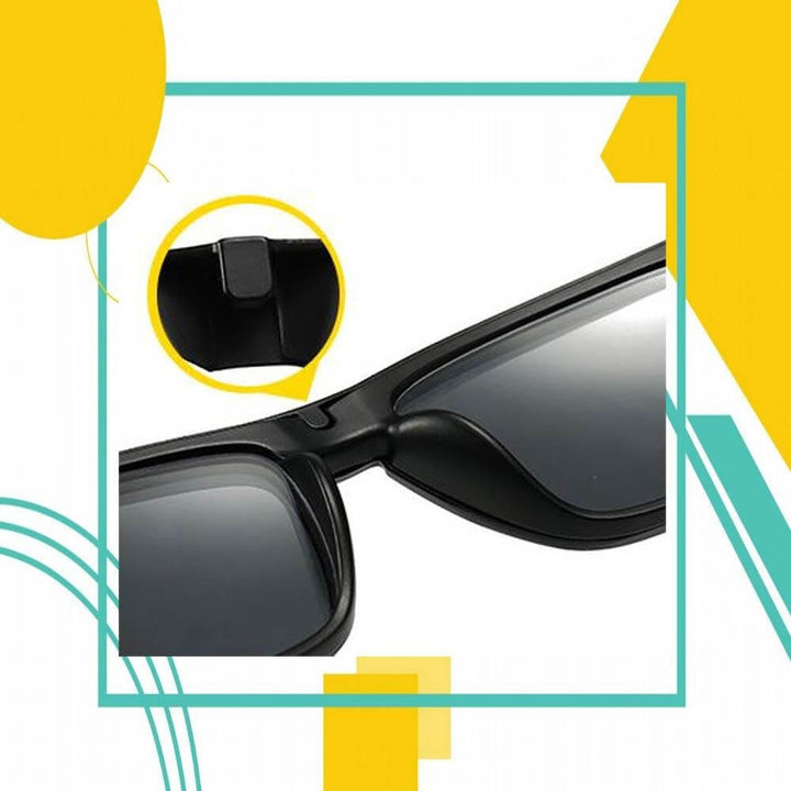 Fleksible reisebriller: Unisex magnetiske clip-on solbriller med polarisert UV400 beskyttelse.