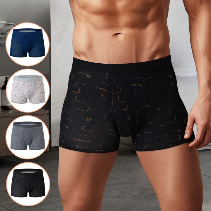 Fleksible og komfortable menns boksershorts, trykt for hverdagslig bruk og avslappende stunder.