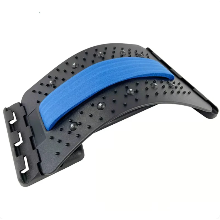 Effektiv ryggstrekker for korsryggsavlastning. Lindrer ryggsmerter, stivhet og forbedrer holdning ergonomisk.