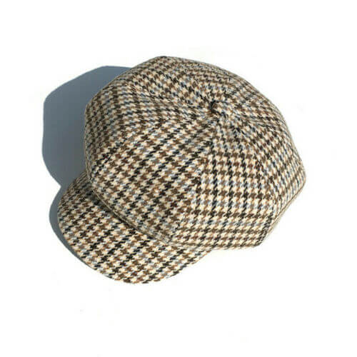 Klassisk Boston Scally Cap for herre, tidløs bomullskaps med justerbar passform.