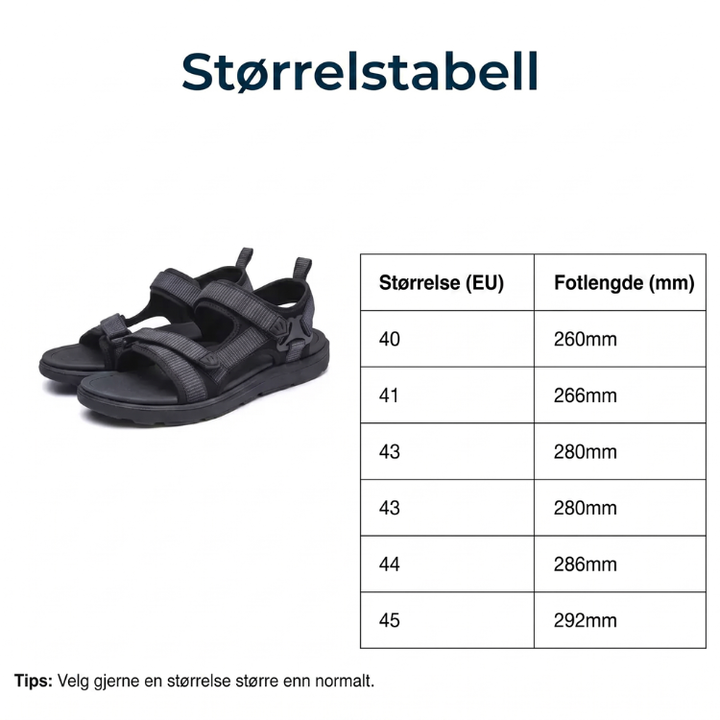 Nærbilde av støtdempende såle på komfortsandaler, viser mykt materiale for optimal fotkomfort og støtte.