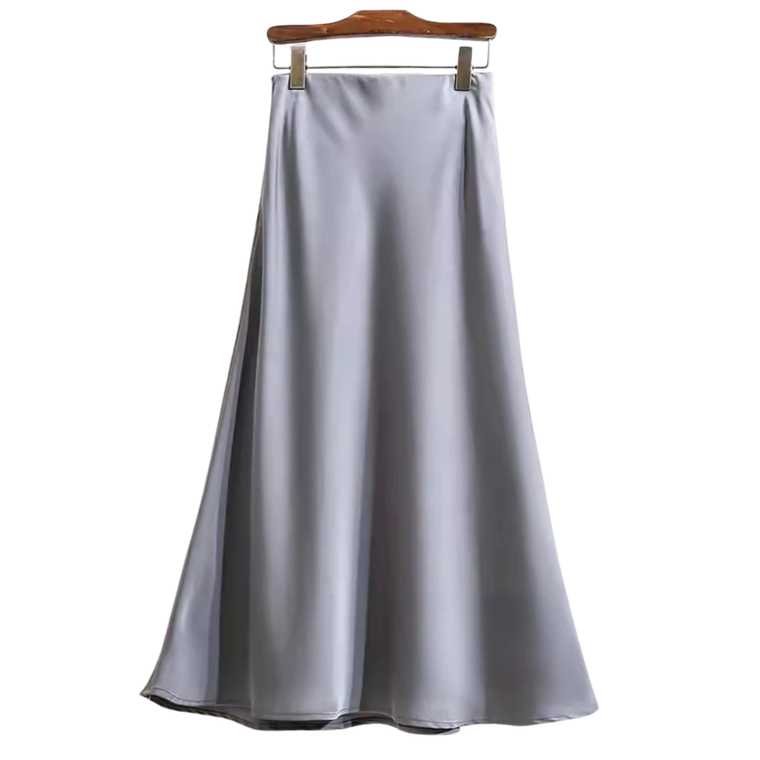 Mykt og elastisk fiskehaleskjørt for kvinner, gir komfort hele dagen med en elegant stil.