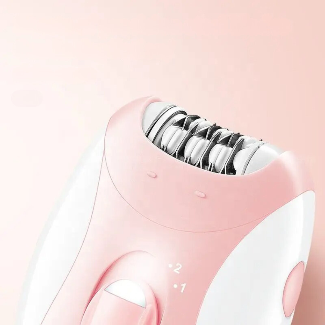 Bærbar epilator fjerner uønsket ansiktshår skånsomt for kvinner som ønsker perfekt, glatt hud.