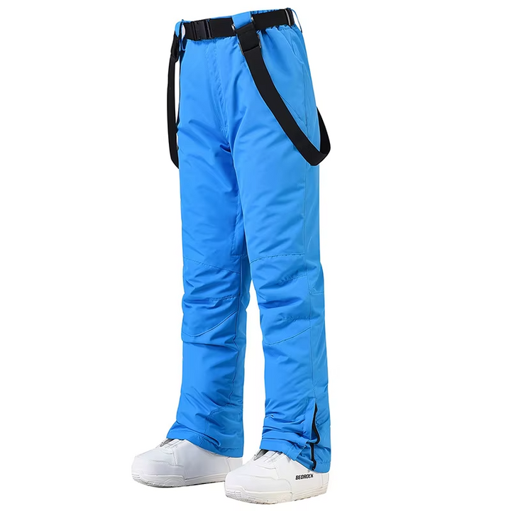 Snøsikre unisex skibukser for utendørsaktiviteter, vanntette og komfortable.