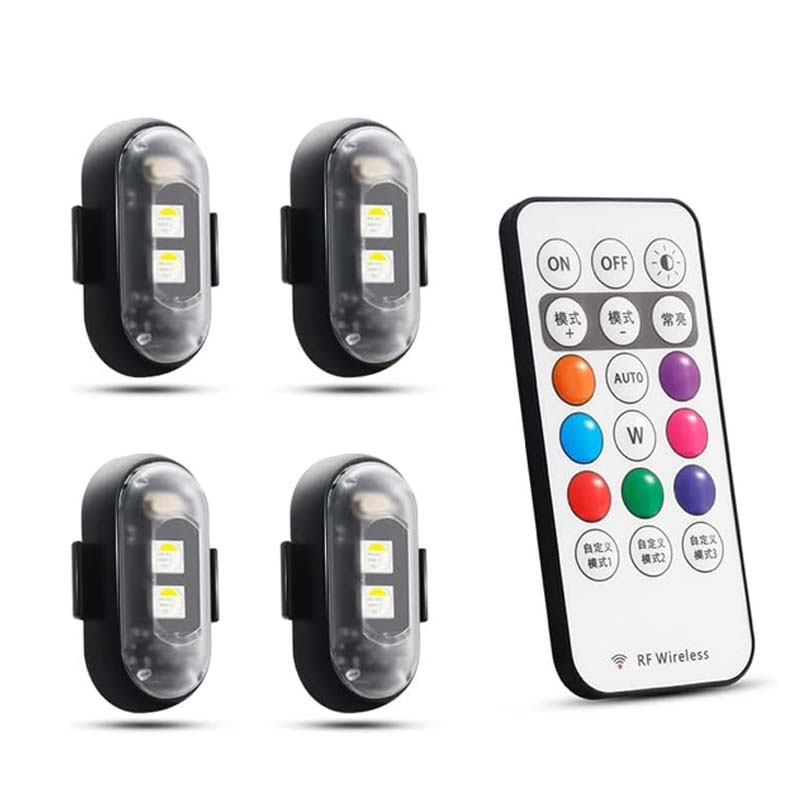 Bilstyling og sikkerhet i ett: Fargerikt LED-lyssett. Et universelt biltilbehør som imponerer.