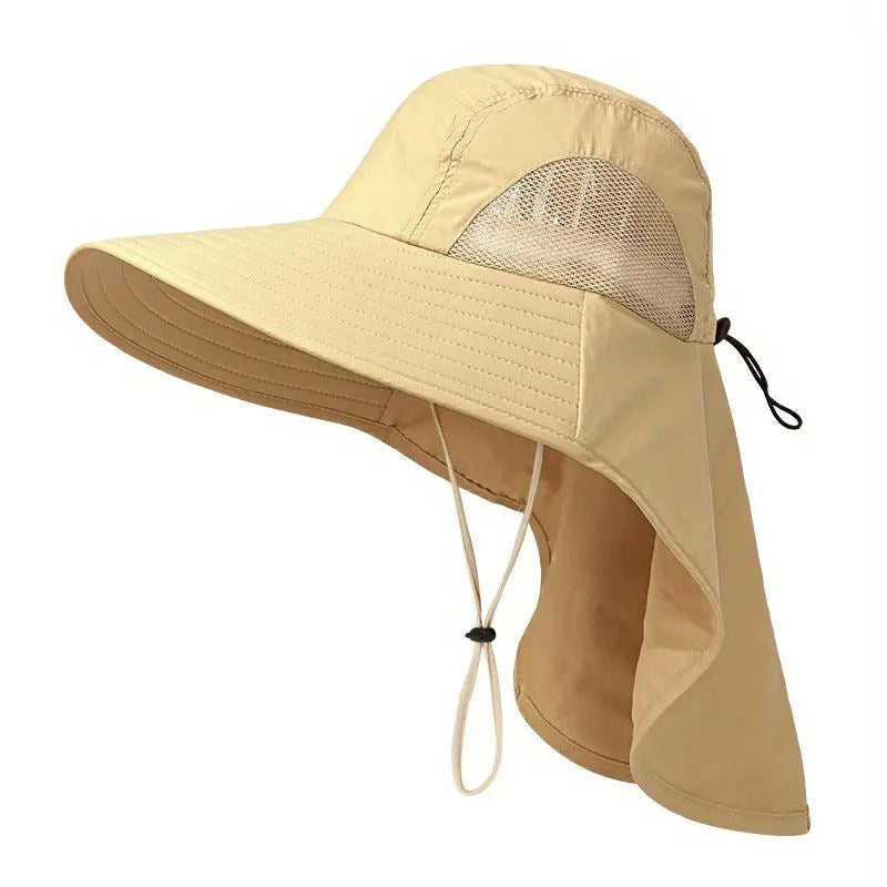 Unisex fiskehatt i mørkere farge. Gir optimal UV-beskyttelse for ansikt og nakke ved vannet.