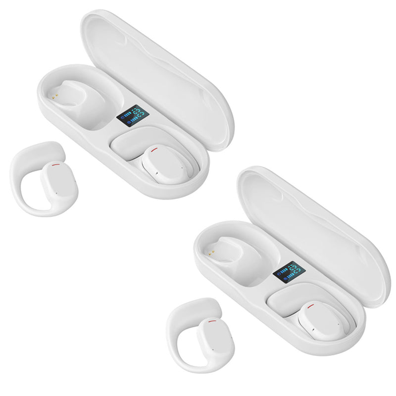 Stilrene, hengende Bluetooth ørepropper. Ideelle for å høre musikk og podcasts under jobb eller fritid.