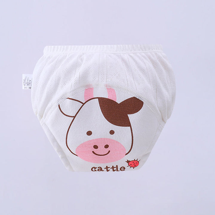 Myk bomull treningstruse for pottetreningsfasen. Lekkasjesikker design for baby og barn.