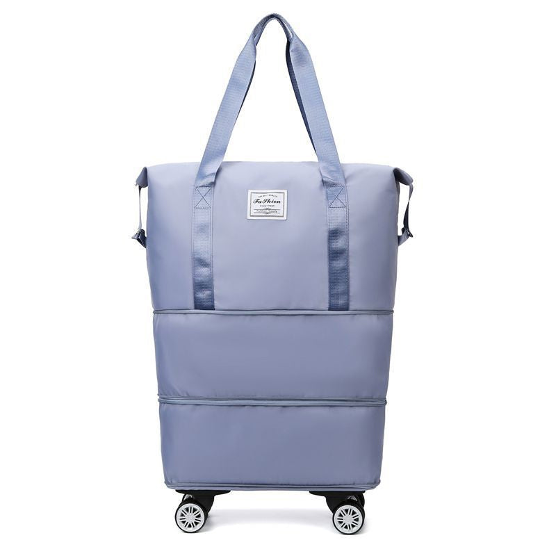 Robust oxford stoff reiseveske for kvinner, lett, romslig og vanntett design.