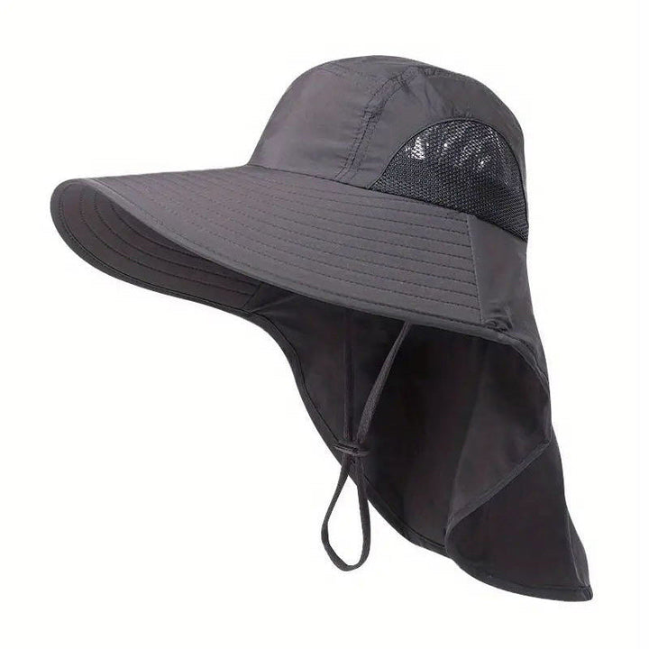 Unisex fiskehatt med komplett UV-beskyttelse. Perfekt for tur, camping og alle utendørsaktiviteter.