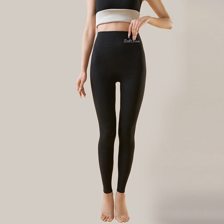 Allsidige tykke dameleggings, perfekte for lag-på-lag bekledning i den kalde vinteren.