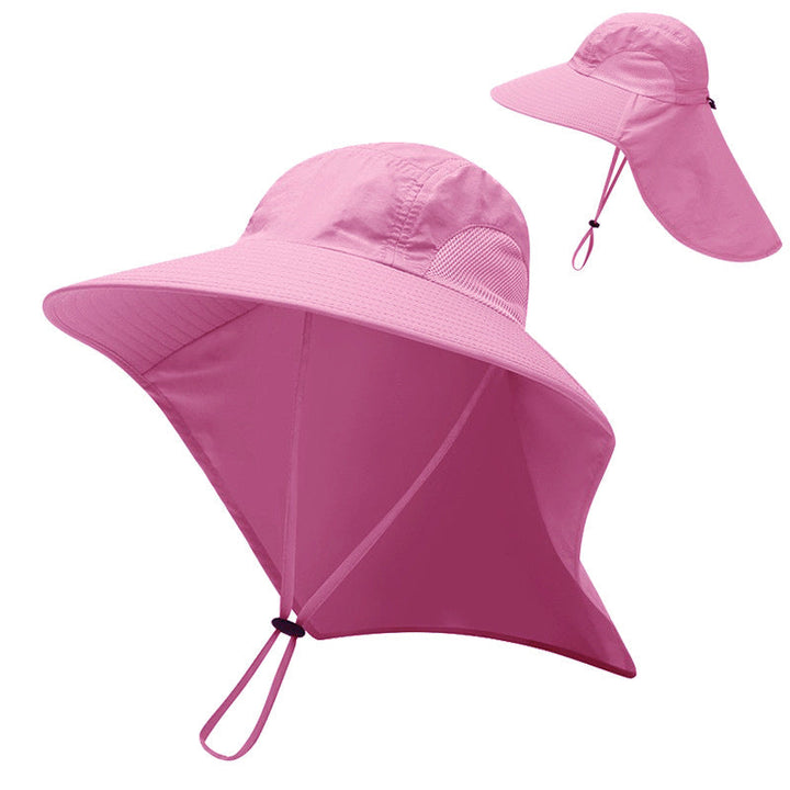 Unisex strandhatt, perfekt for solfylte dager. Med nakkehatt og bred brem for overlegen UV-beskyttelse.