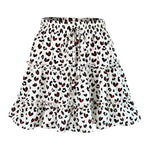Hvit leopard trykk