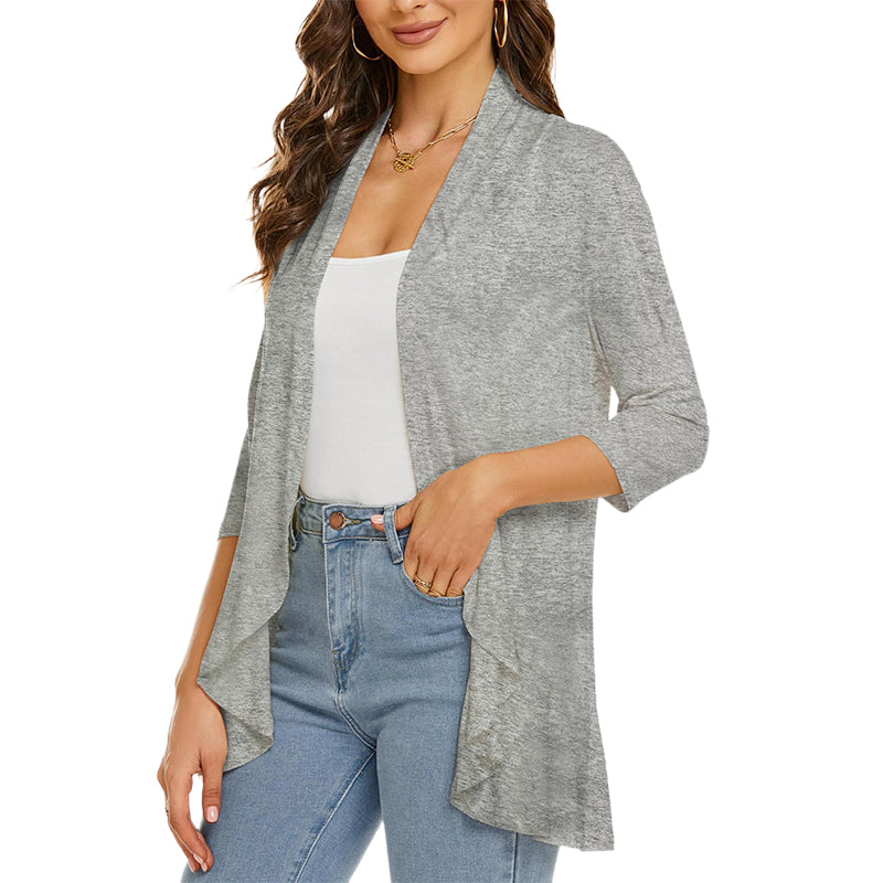 Stilfull sommercardigan, lett og behagelig. For kvinner som ønsker komfort og eleganse.