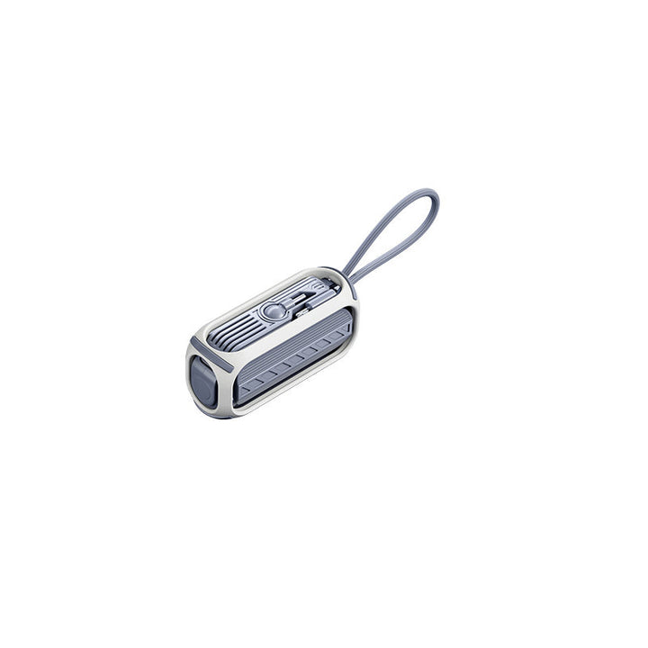 Smart roterende powerbank, 5000mAh. Perfekt for hurtiglading av mobil & nettbrett på tur.