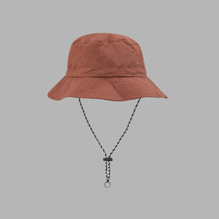 Perfekt reisehatt: Sammenleggbar unisex solhatt med UV-beskyttelse og bærbar design.