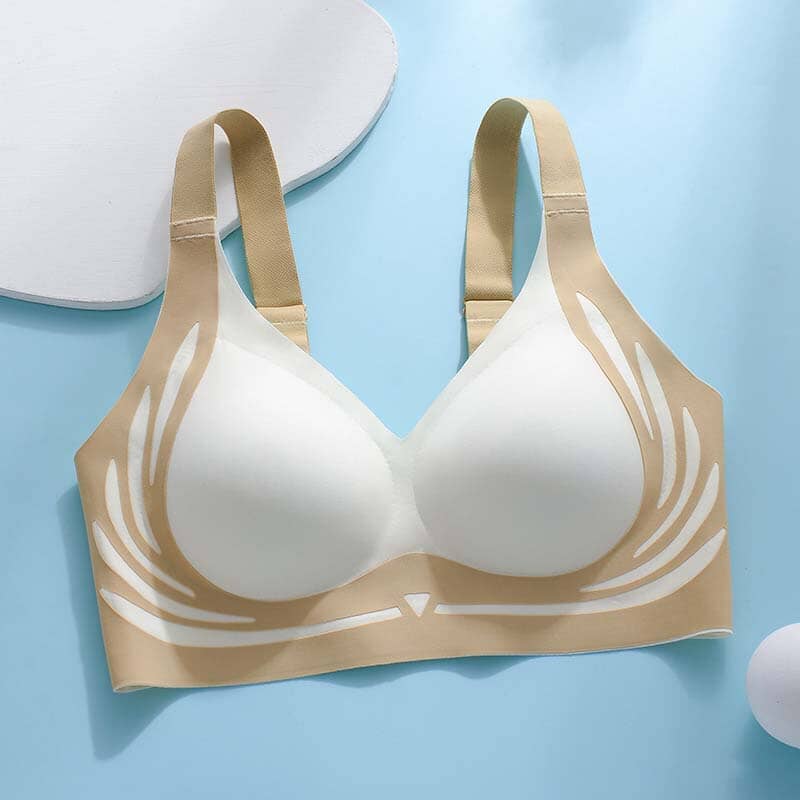 Trådløs push-up BH til dame, løftende design for komfort. Perfekt støtte og undertøy for hverdag.