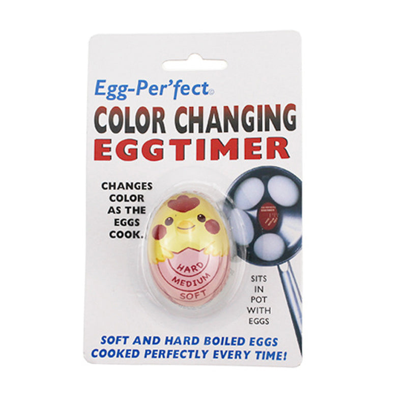 Slitesterk eggtimer i resin, smart funksjon for hardkokte og bløtkokte egg hver gang.