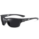 Black Stripe Frame - Black Grå linser