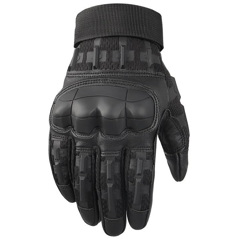 Unisex kuttbestandige hansker med forsterket beskyttelse, ideelle for motorsykkel og trening.
