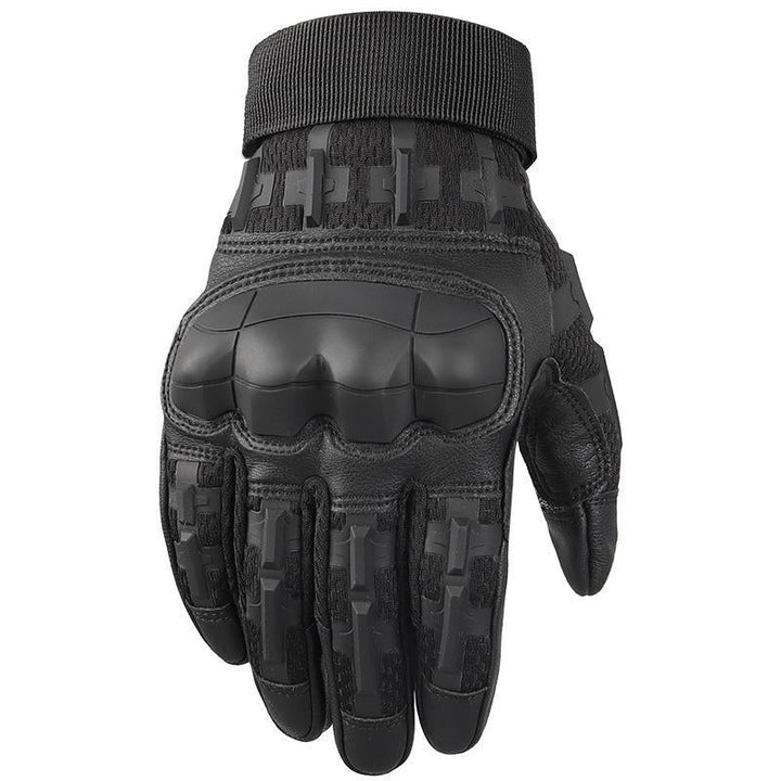 Unisex kuttbestandige hansker med forsterket beskyttelse, ideelle for motorsykkel og trening.