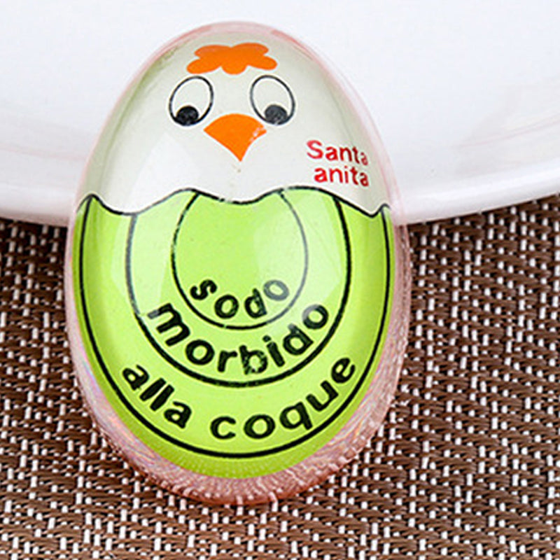 Fargeskiftende resin eggtimer, viktig for frokost og presis matlaging i et smart kjøkken.