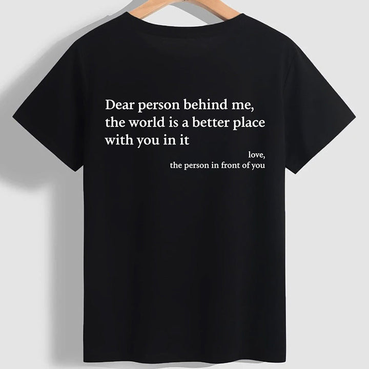 Komfortabel 'You Are Enough' t-skjorte i allsidig design, perfekt for hverdag.