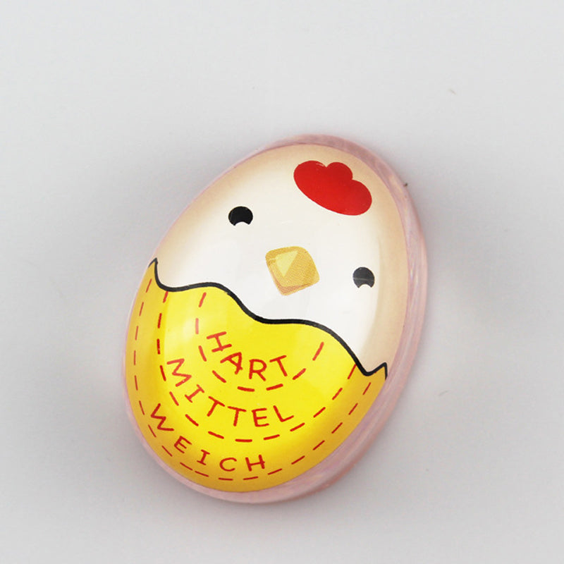 Visuell eggtimer i resin; enkel å bruke for alle typer egg, perfekt for travle morgener.