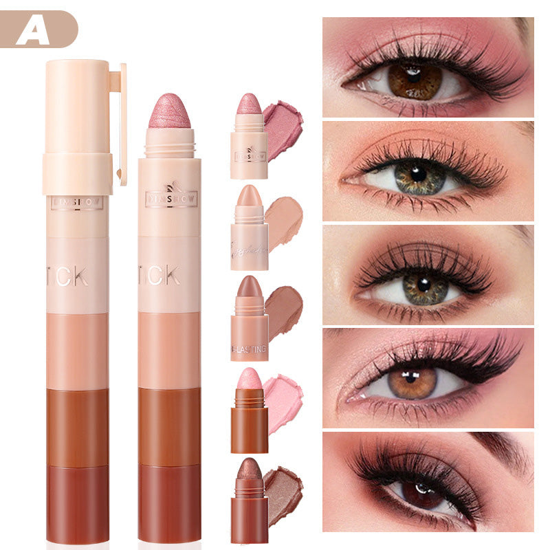 Nydelig shimmer highlighter og øyenskygge i en praktisk vanntett sminkepenn for skjønnhet.