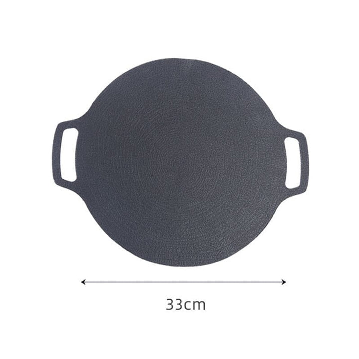 Rund non-stick panne, optimal for sunn steking av grønnsaker og kjøtt på både gass og induksjon.