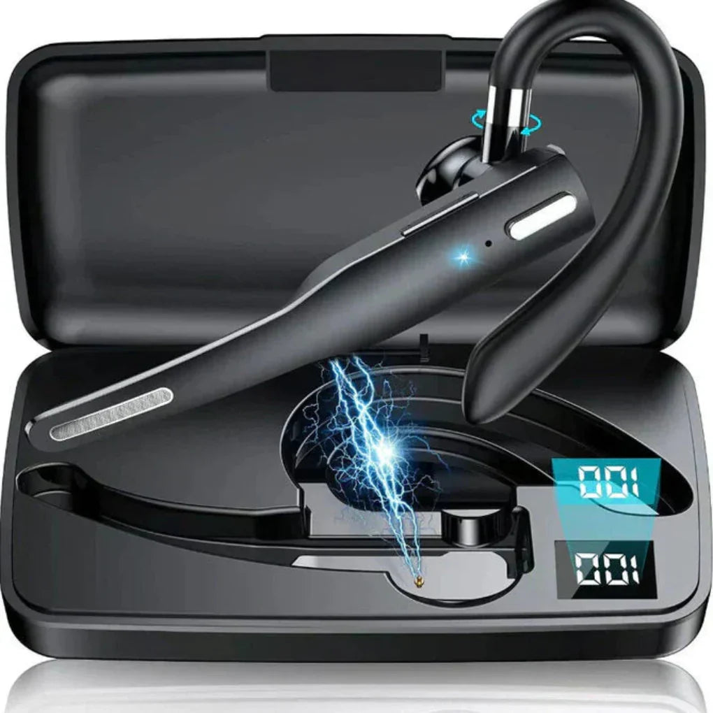 Menns støyreduserende Bluetooth headset med doble mikrofoner for uforstyrrede kontorsamtaler.