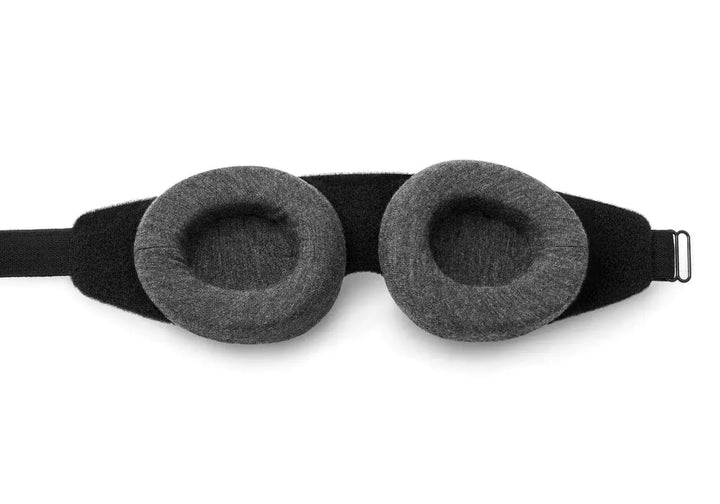 Ergonomisk, justerbar sovemaske som gir null trykk på øynene. Komfortabel øyemaske for dyp søvn på reise.