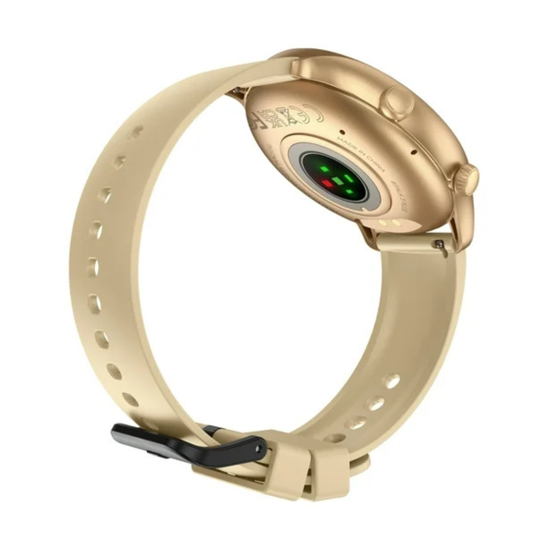 Lilla smartklokke med helsemåler og HD-skjerm. Allsidig aktivitetstracker for alle kjønn.