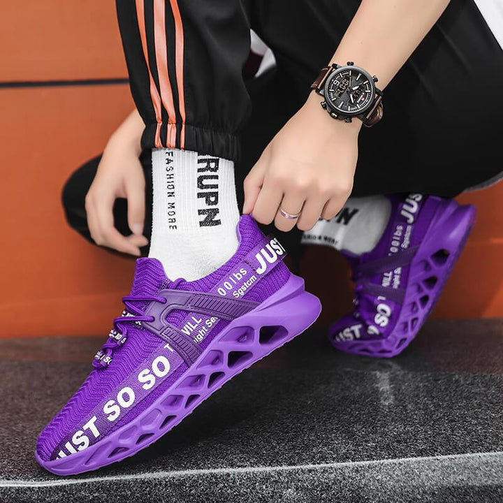 Allsidige sneakers for menn, pustende og lettvekt med god støtdemping.