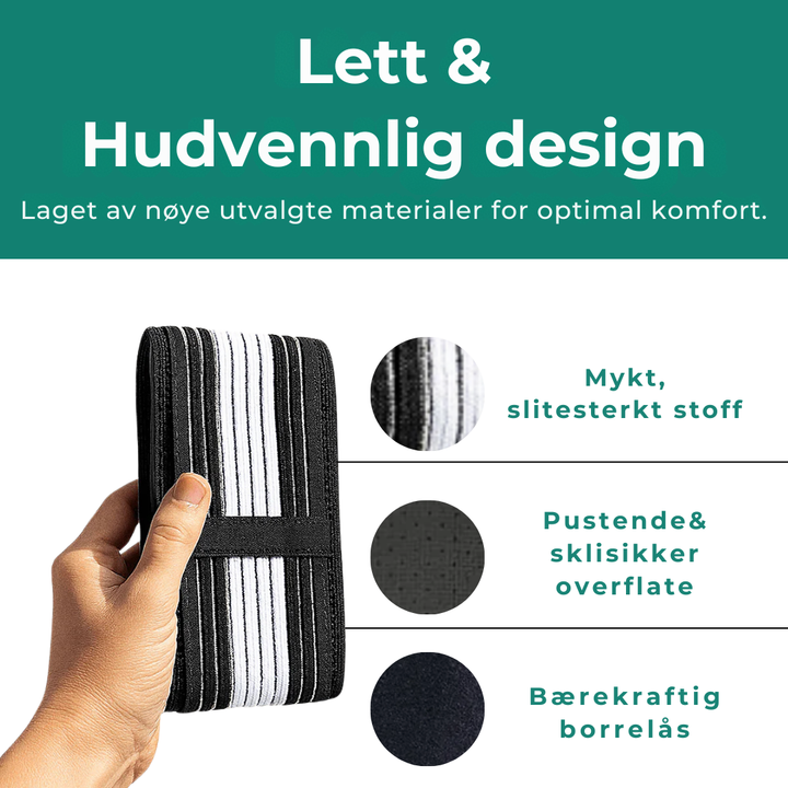 Bekkenbelte for smertelindring av SI-ledd og korsryggsmerter. Gir kompresjon og støtte for hverdagsbruk.