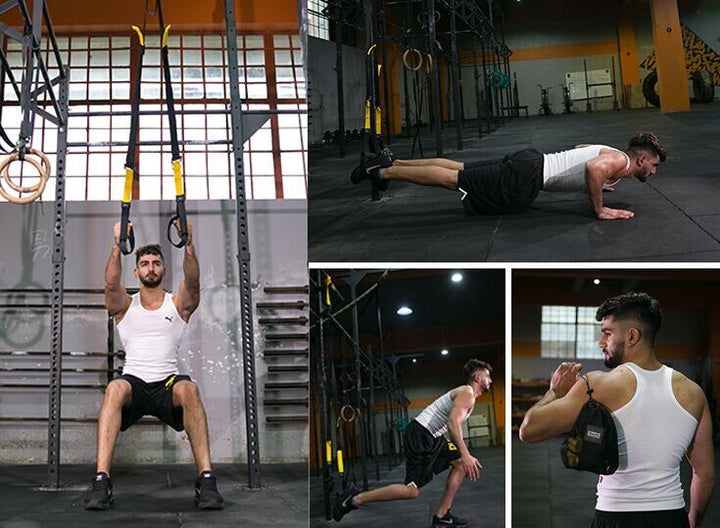 Allsidig unisex treningsbelte for motstandstrening. Optimalt for balanse, fleksibilitet og styrke i hjemmetrening og fitness.