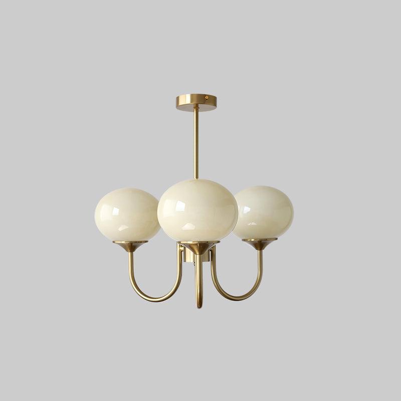 Moderne taklampe, en elegant designlampe for interiørdekorasjon. Dimbar belysning til stue/spisestue.