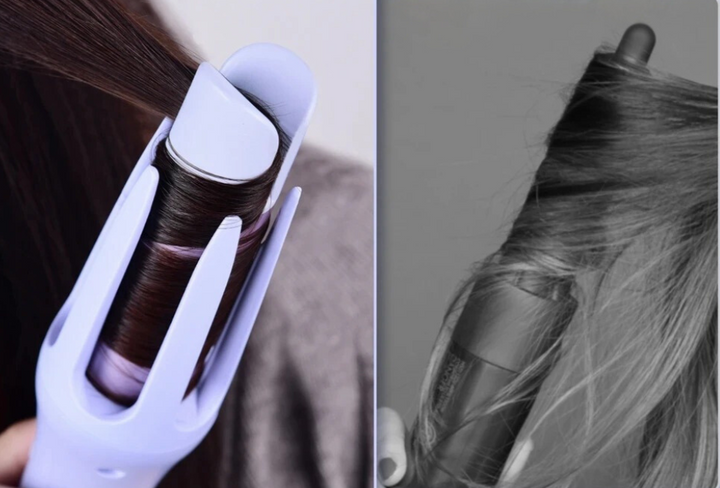 Elegant keramisk krølltang med automatisk rotasjon for enkel og rask styling av perfekte, glansfulle krøller.