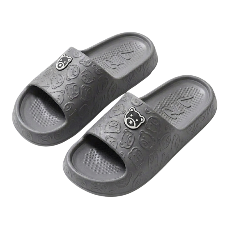 Komfortable og slitesterke unisex bjørnetøfler med lettvekt EVA-såle for hele dagen.
