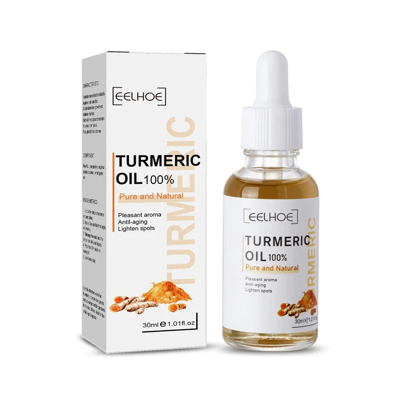 Gurkemeie serum for kvinner, reduserer mørke flekker og pigmentering for en jevnere, glødende hud.